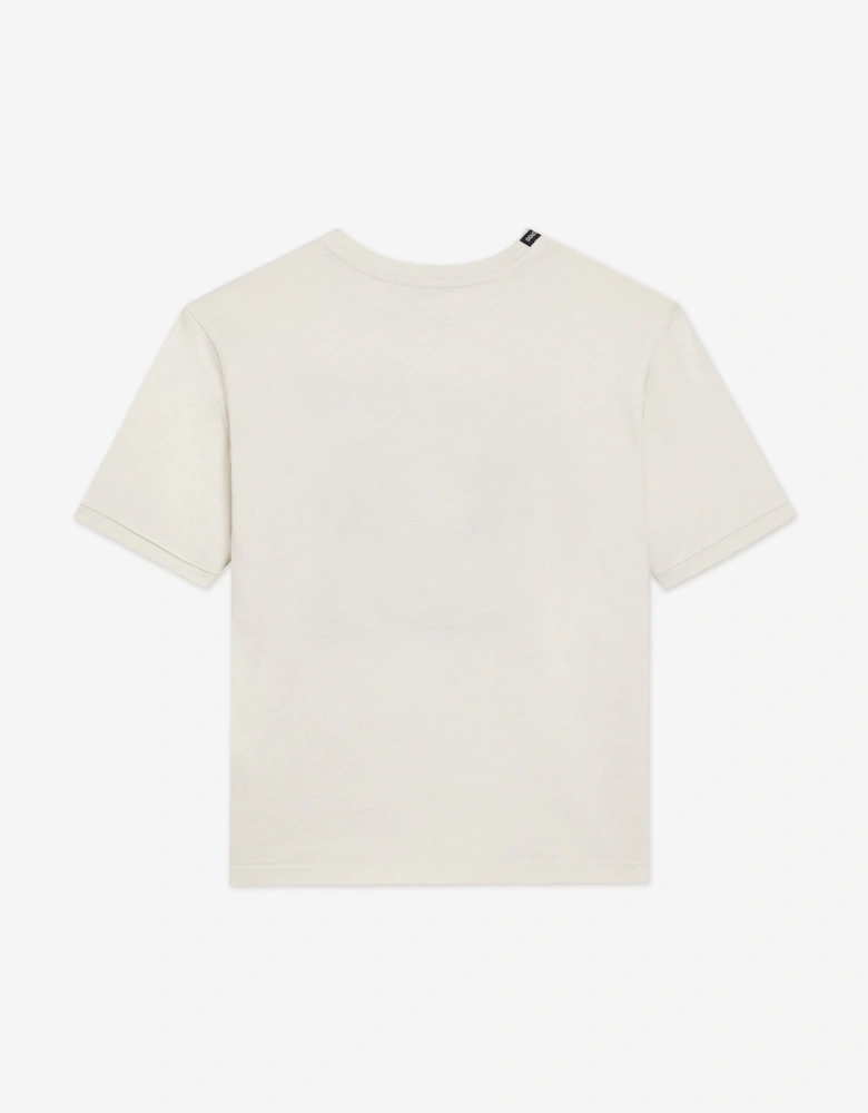 Boys Graphic Print Explorer T-Shirt in Ivory