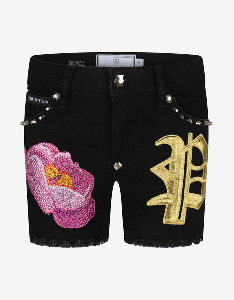 Girls Denim Nicki Shorts