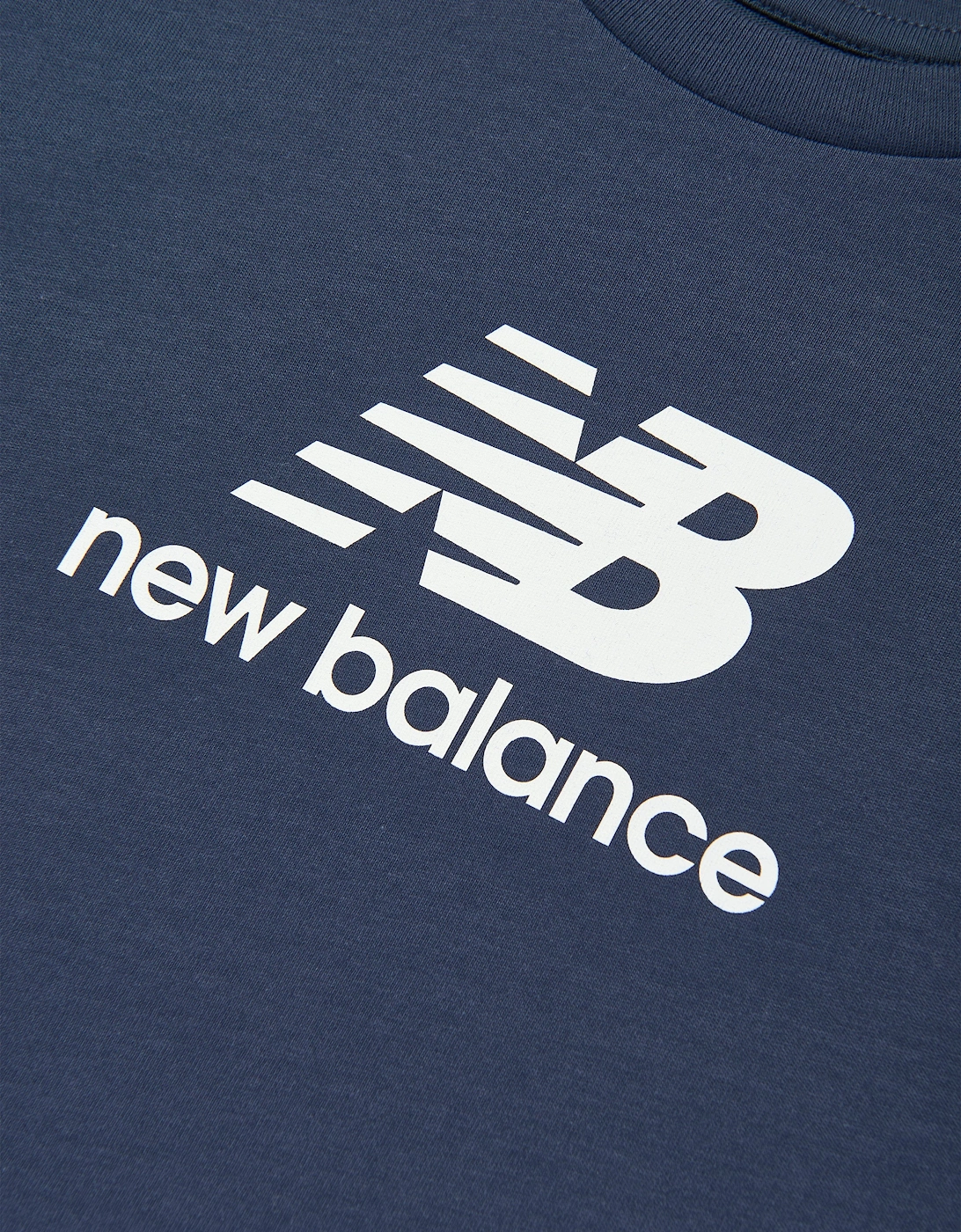 Boys Jersey Stacked Logo T-Shirt in Navy