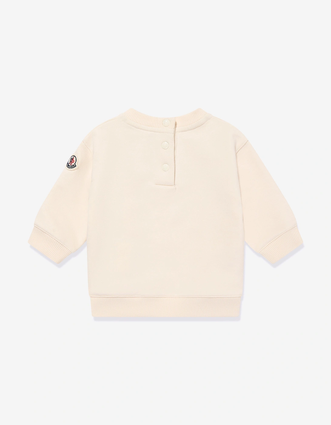 Enfant Baby Girls Bear Sweatshirt in Cream