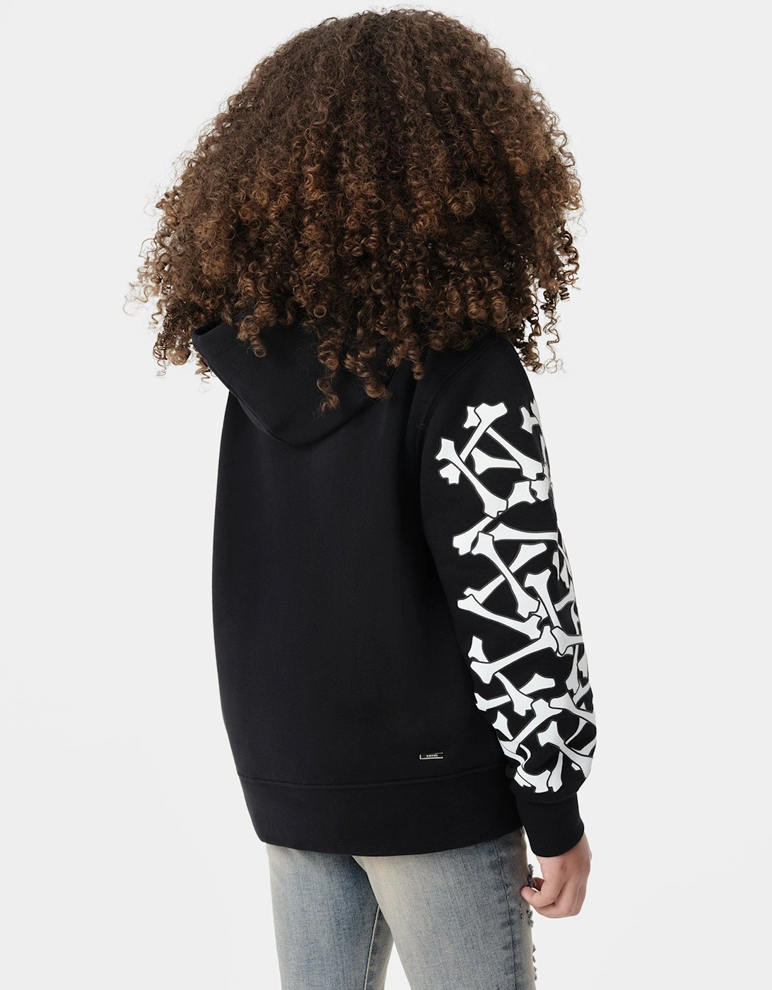Kids Bones Hoodie in Black