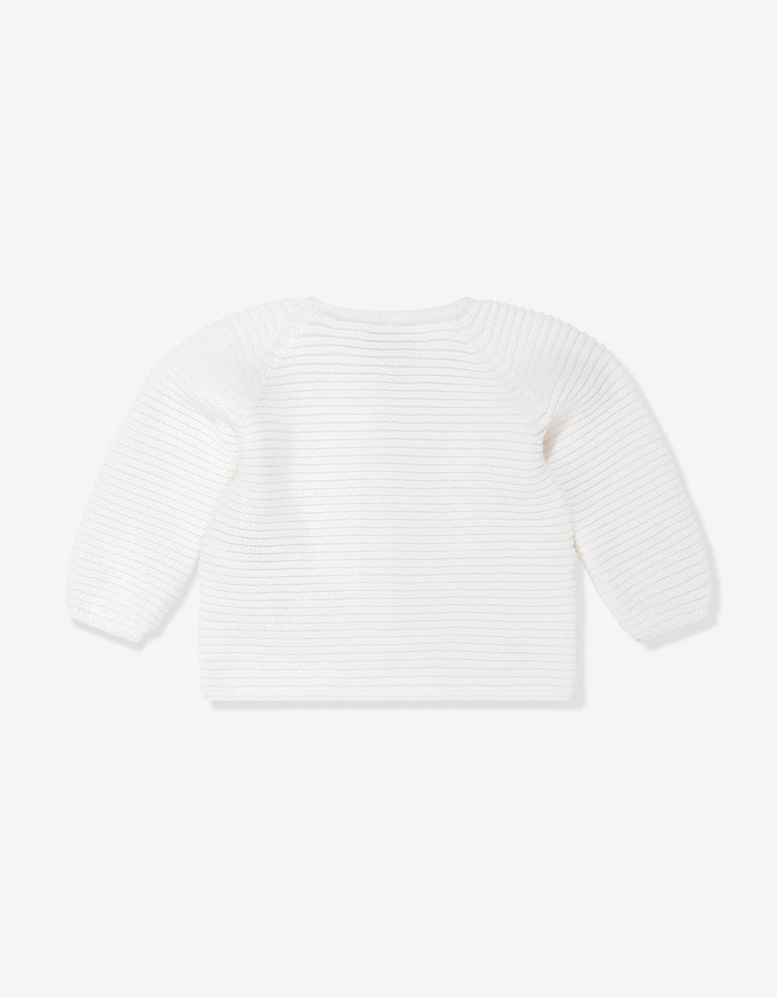 Baby Knitted Cardigan in Ivory