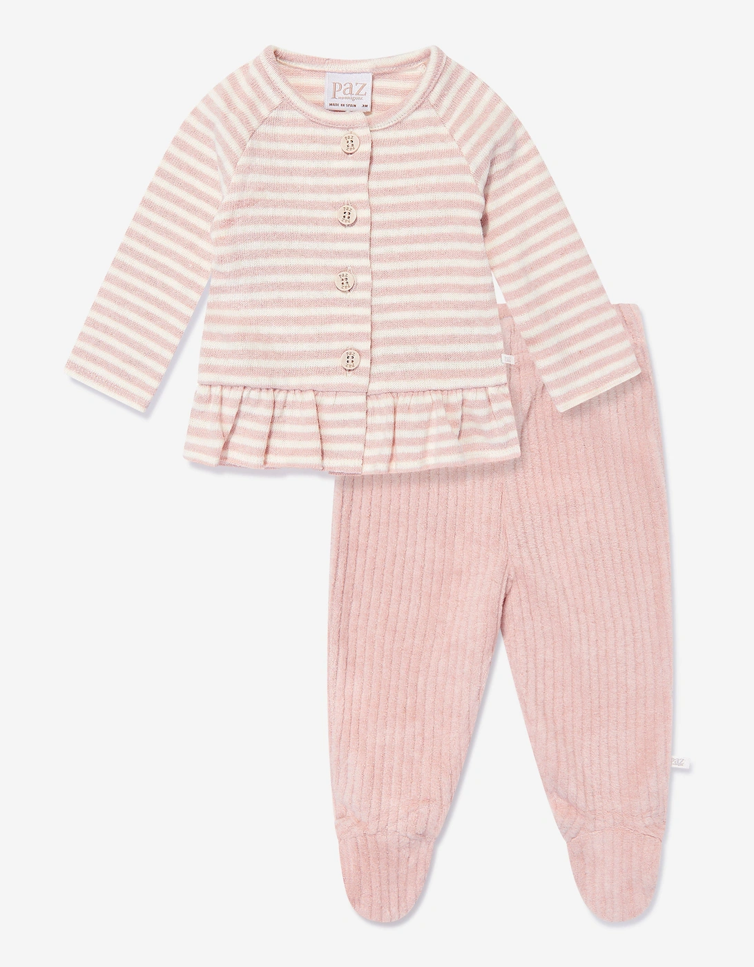 Baby Girls 2 Piece Outfit Set in Pink, 7 of 6