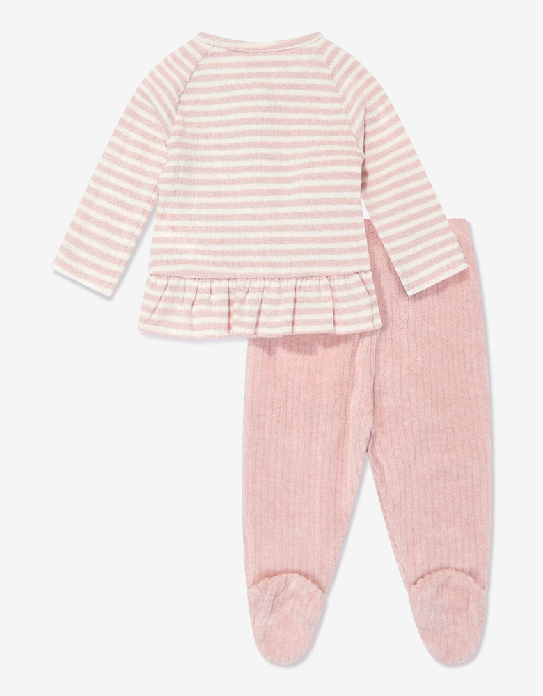Baby Girls 2 Piece Outfit Set in Pink