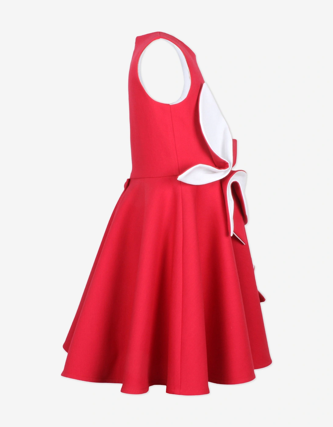 Girls Magnolia Sleeveless Dress in Red