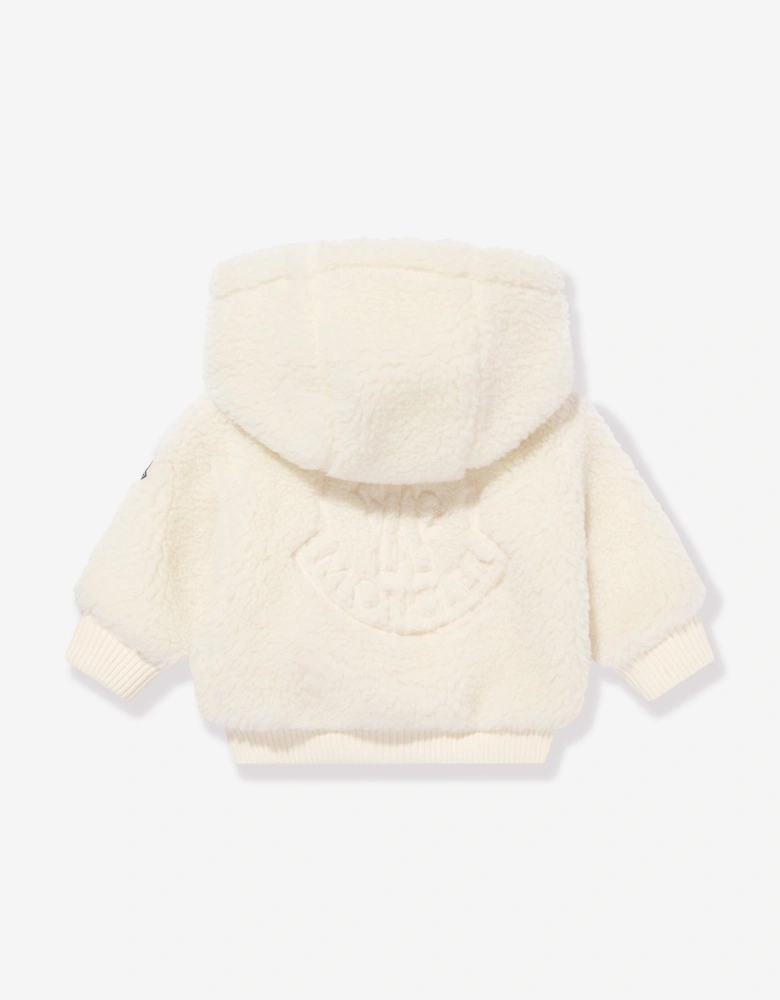 Enfant Baby Boys Zip Up Top in Ivory