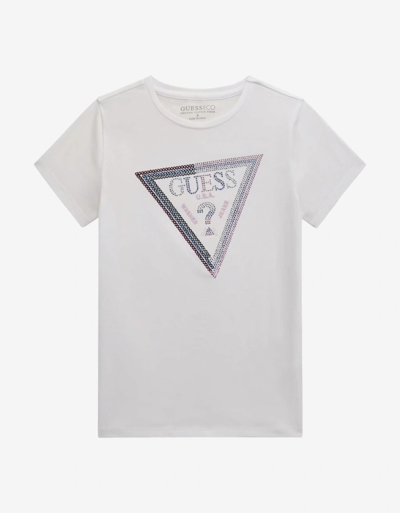 Girls Logo T-Shirt in White