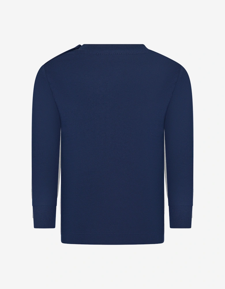 Baby Boys Long Sleeve T-Shirt in Navy