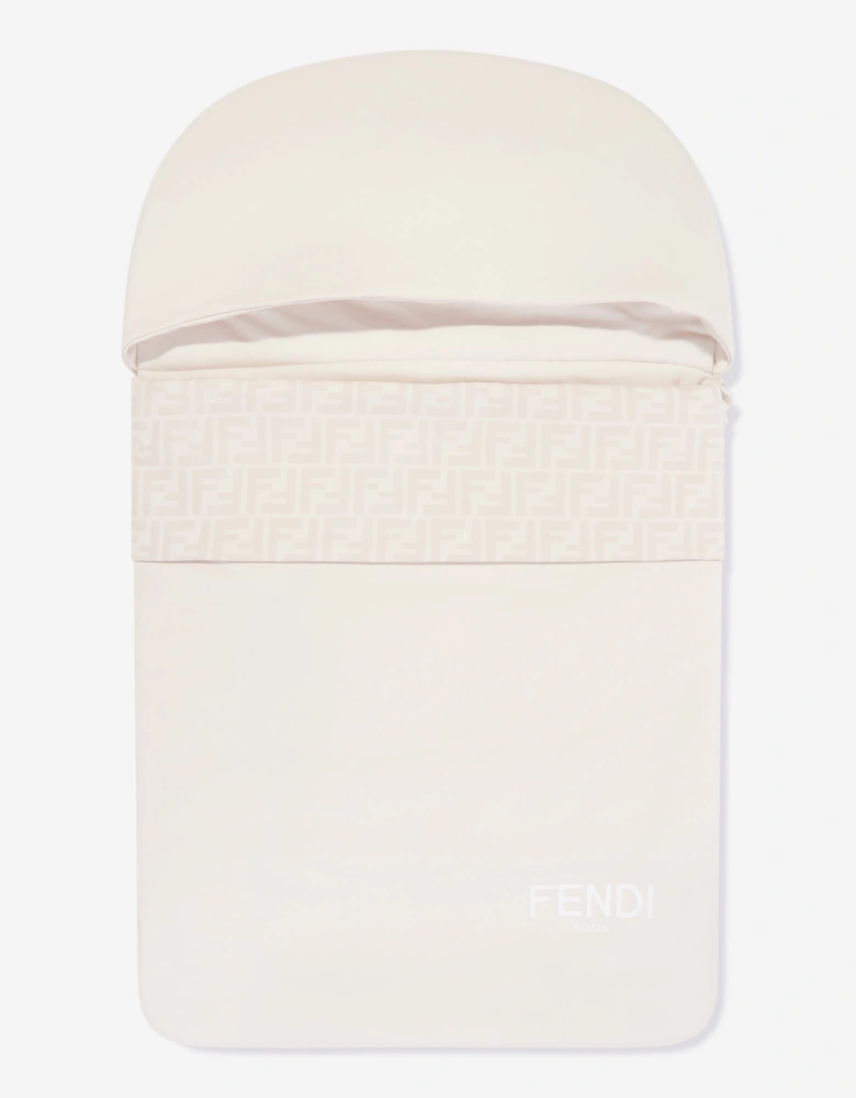 Baby FF Logo Nest in Beige