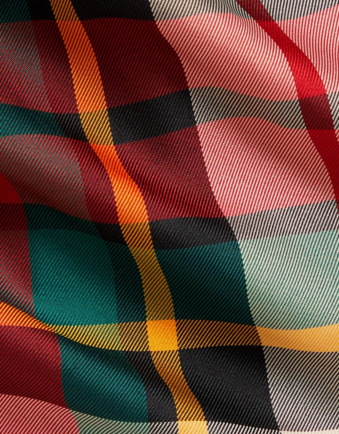 Baby Girls Taffeta Tartan Dress in Red