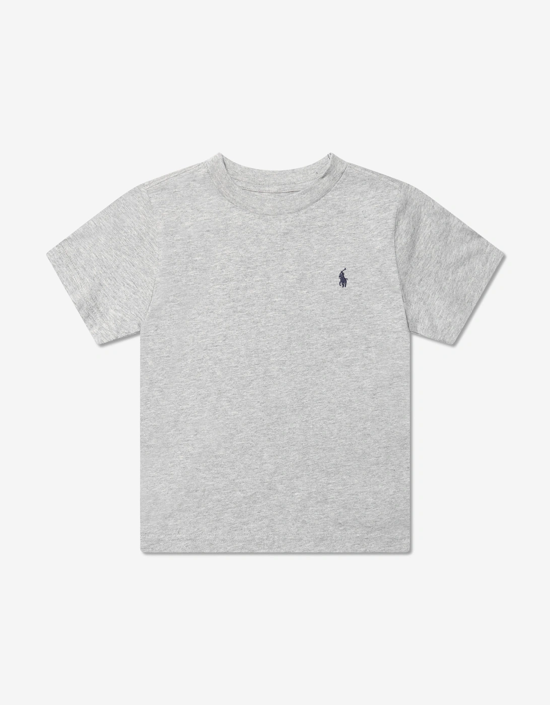 Ralph Lauren Boys Grey 'S Logo T-Shirt In - Size: 6 Years/7 Years Kids