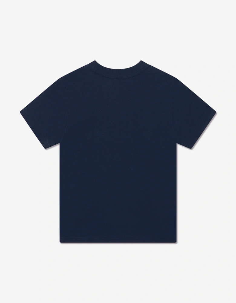 Boys Logo T-Shirt in Navy