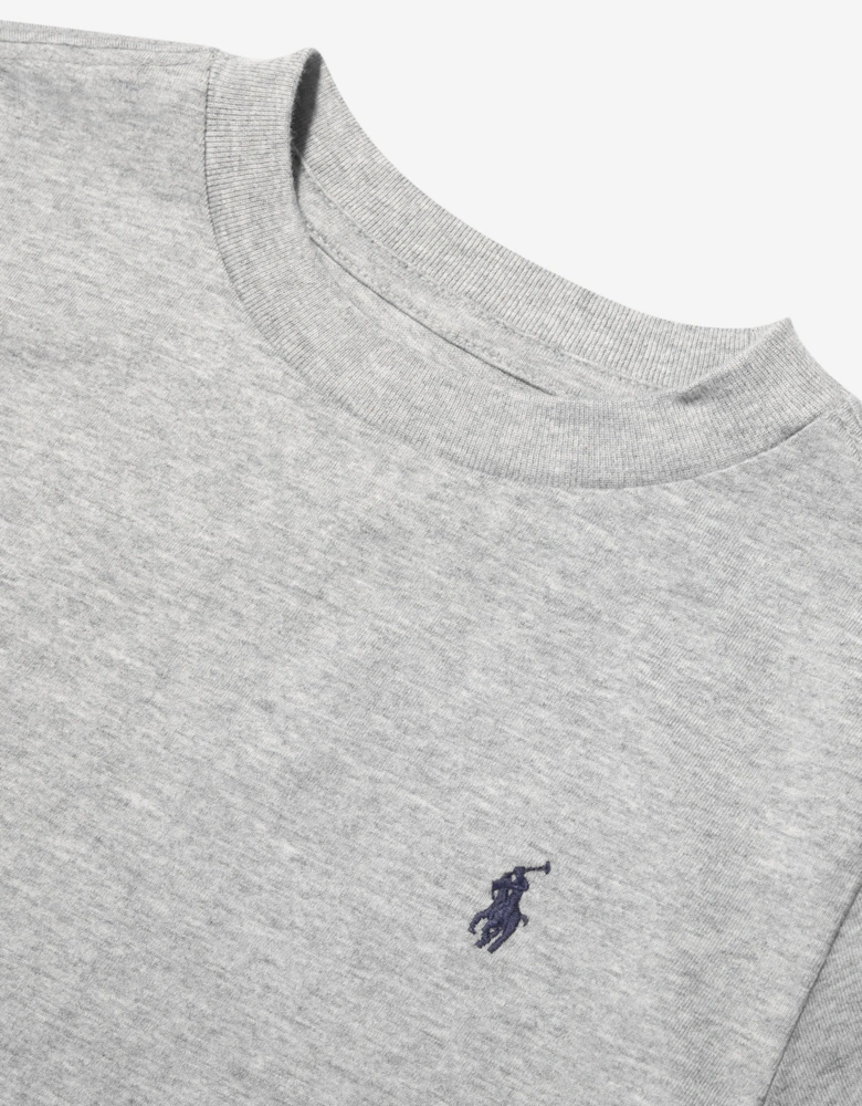 Boys Logo T-Shirt in Grey