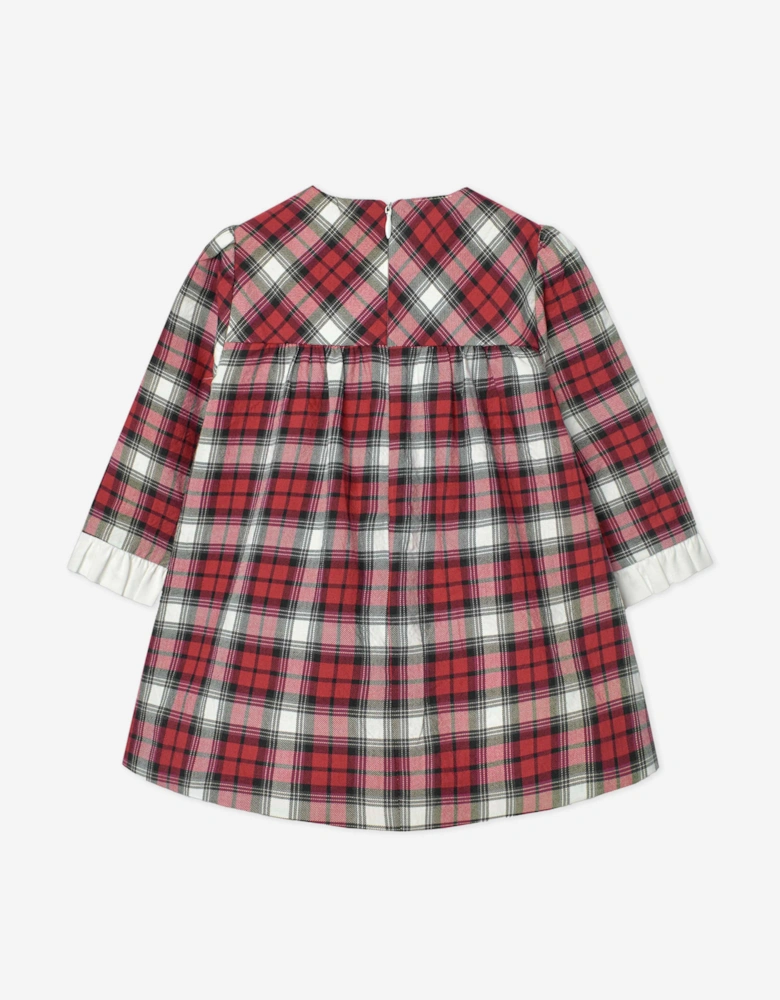 Girls Tartan Dress in Red