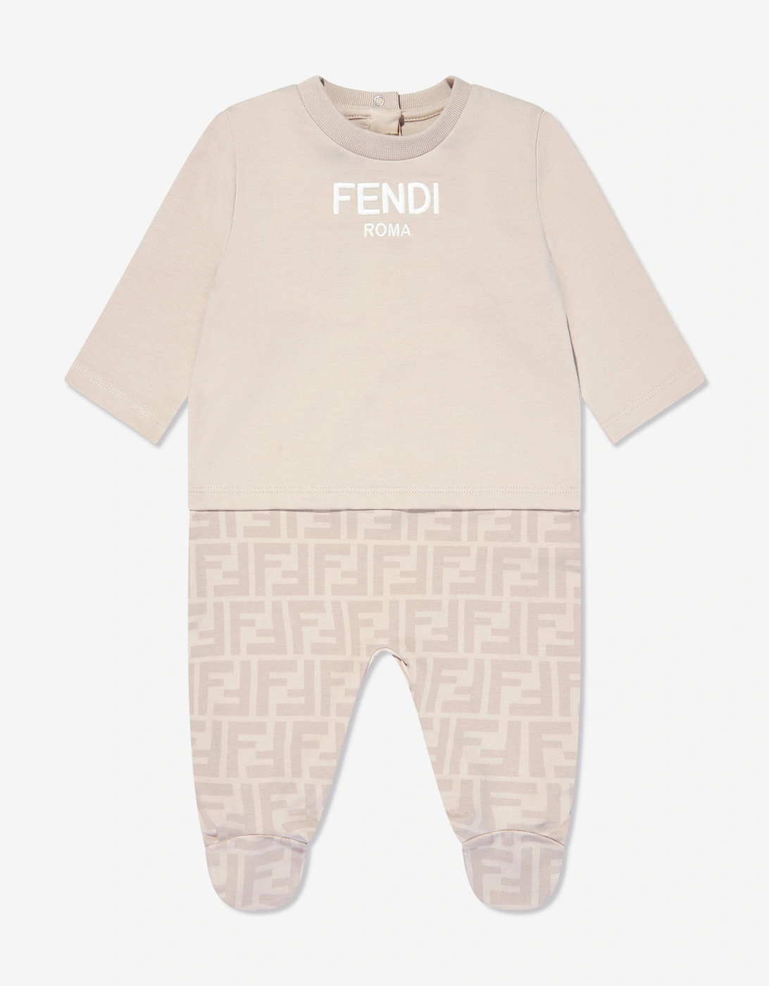 Baby 3 Piece Babygrow Gift Set in Beige