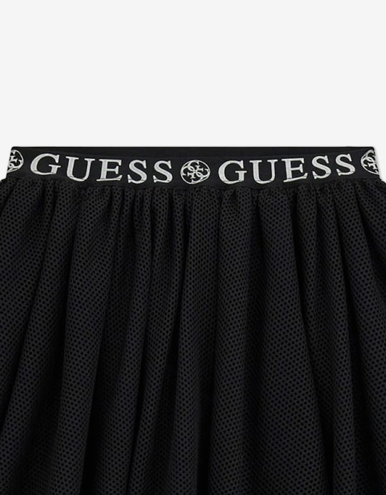 Girls Tulle Skirt in Black