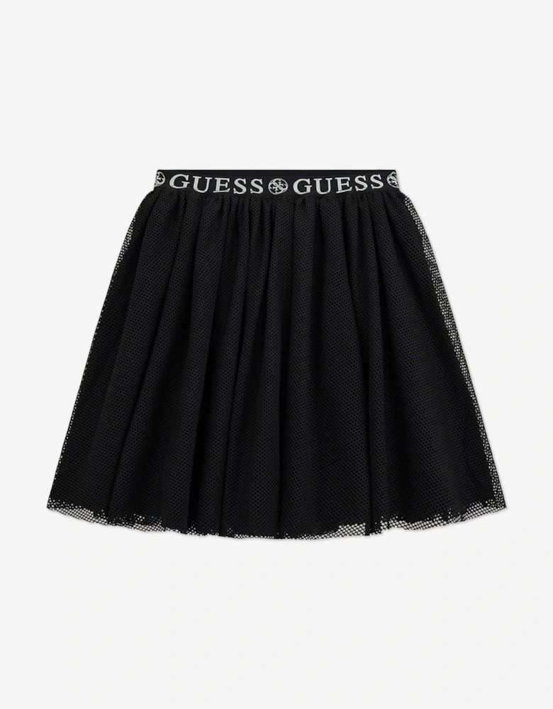 Girls Tulle Skirt in Black