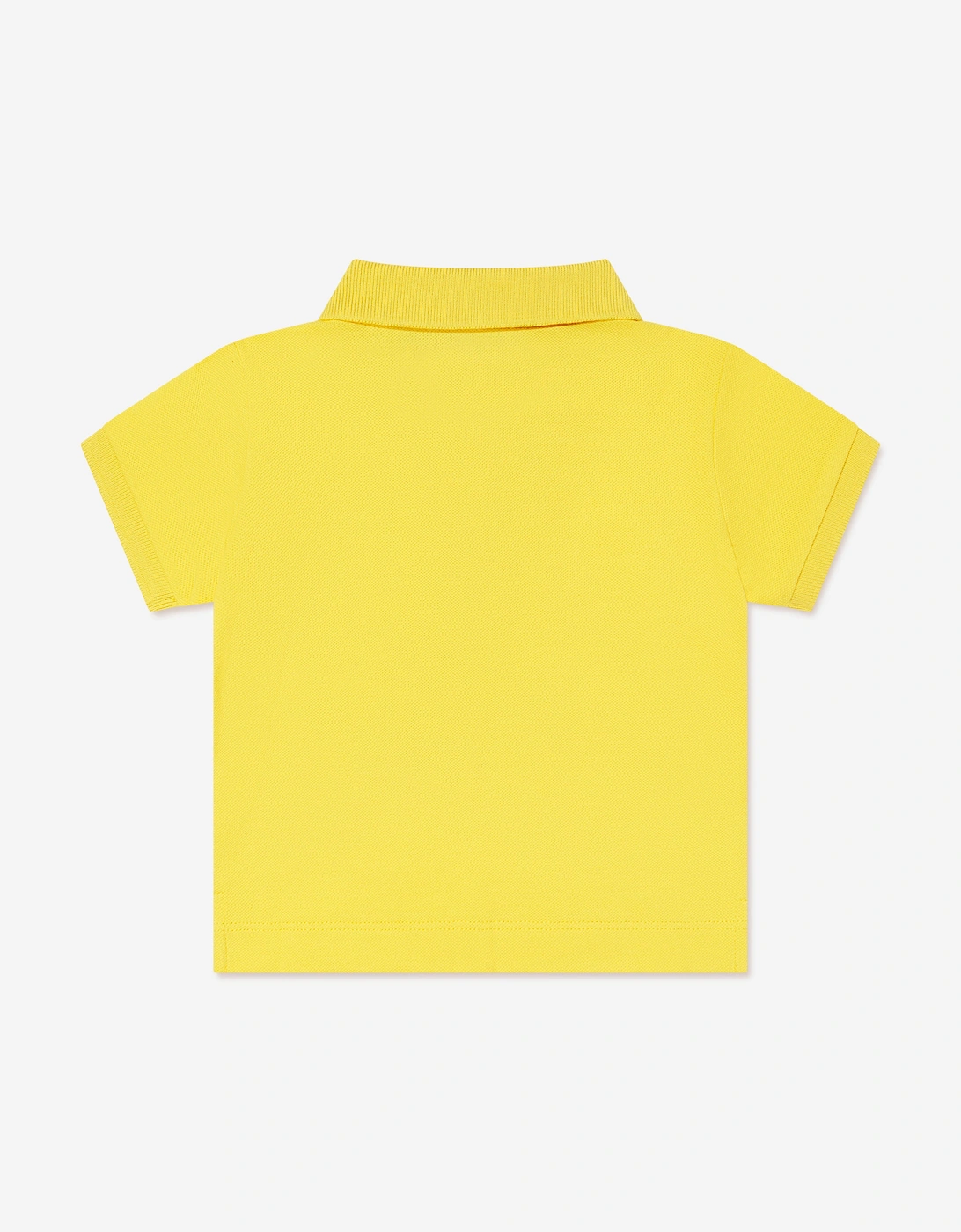 Baby Boys Teddy Bear Polo Shirt in Yellow