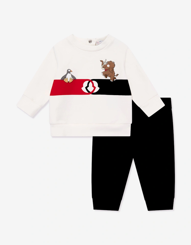 Enfant Baby Boys Branded Tracksuit in Multicolour