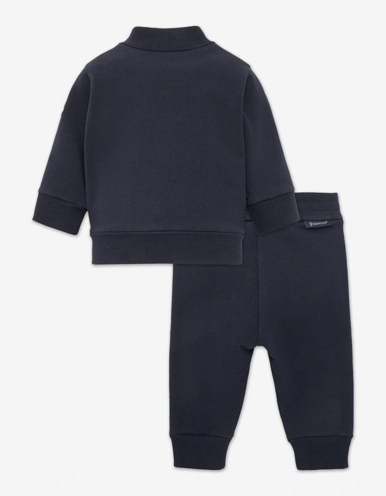 Enfant Baby Boys Branded Tracksuit in Navy
