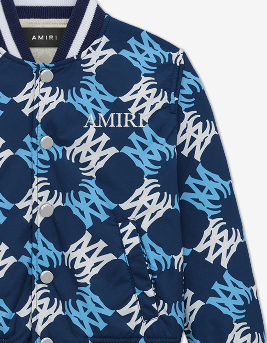 Kids MA Quad Bomber Jacket in Navy
