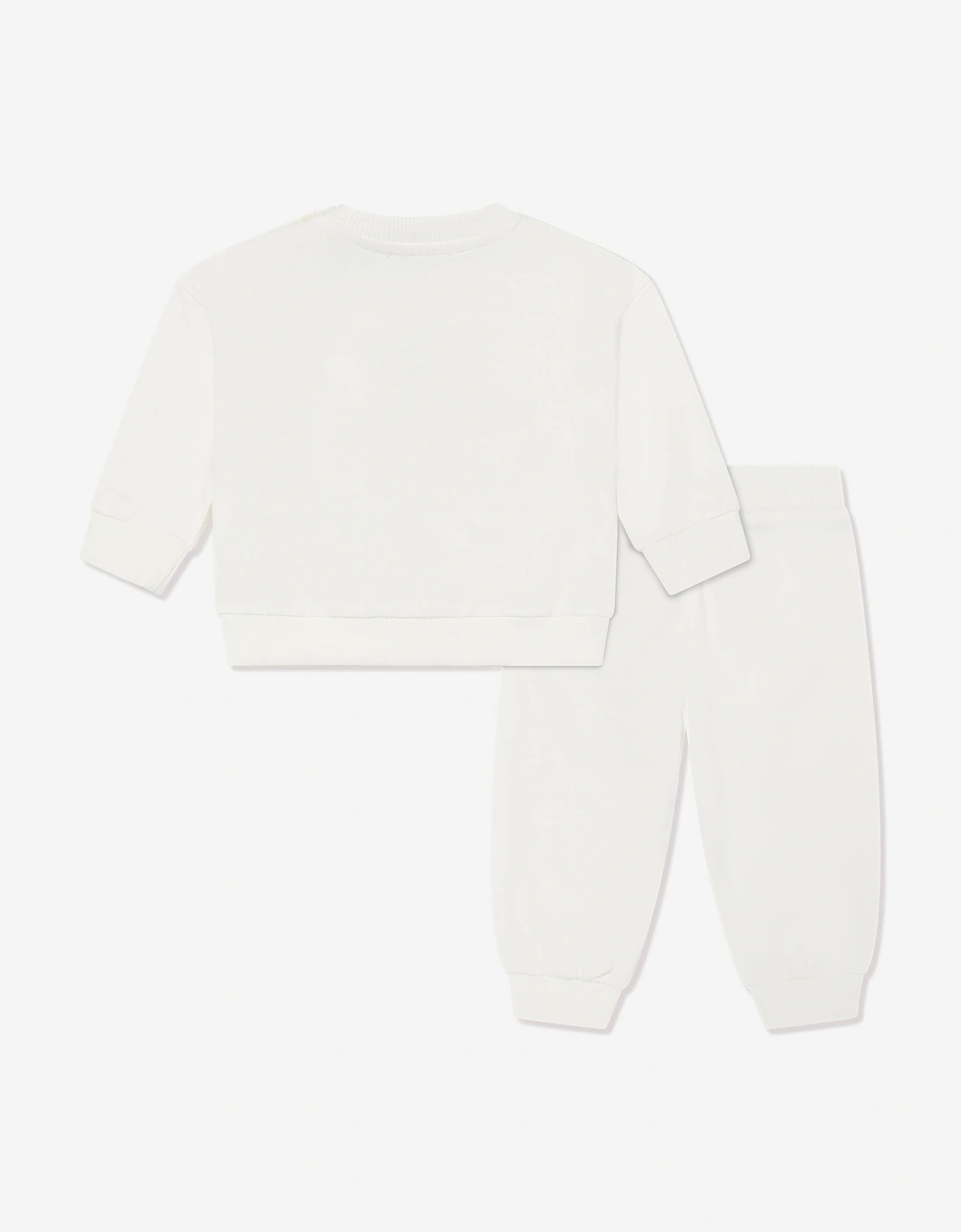 Baby Teddy Bear Logo Tracksuit in Ivory