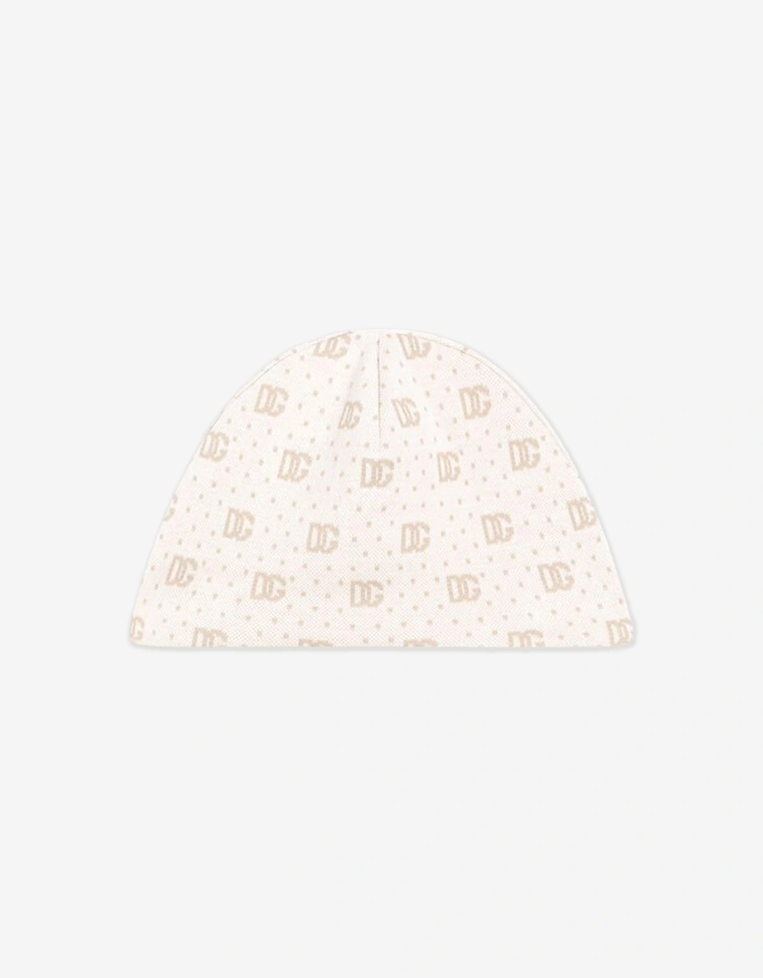 Baby DG Jacquard Romper Set in Ivory