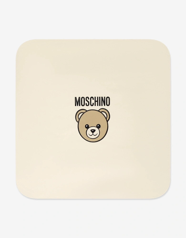 Baby Bear Logo Blanket in Beige (70cm)