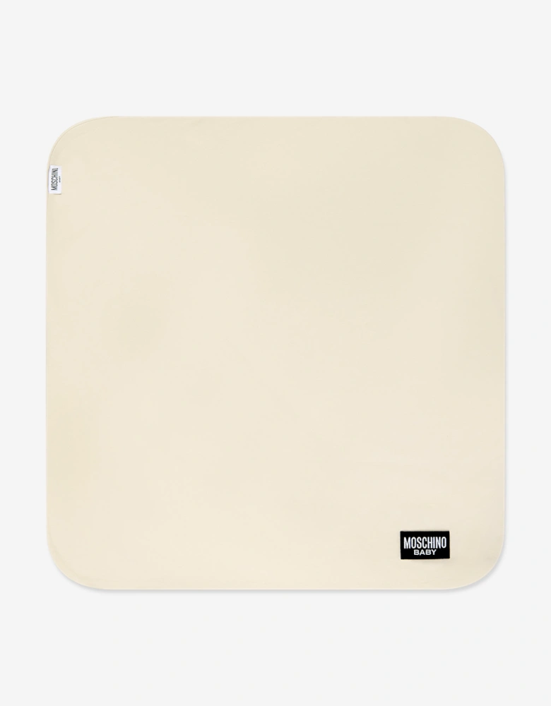 Baby Bear Logo Blanket in Beige (70cm)