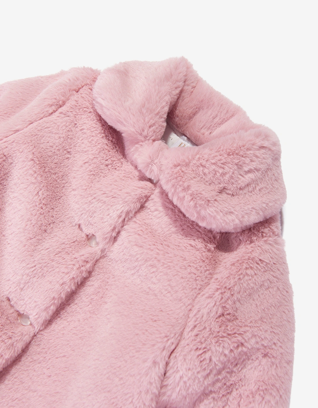 Girls Faux Fur Coat in Pink