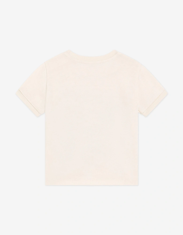 Baby Boys Graphic Print Explorer T-Shirt in Ivory