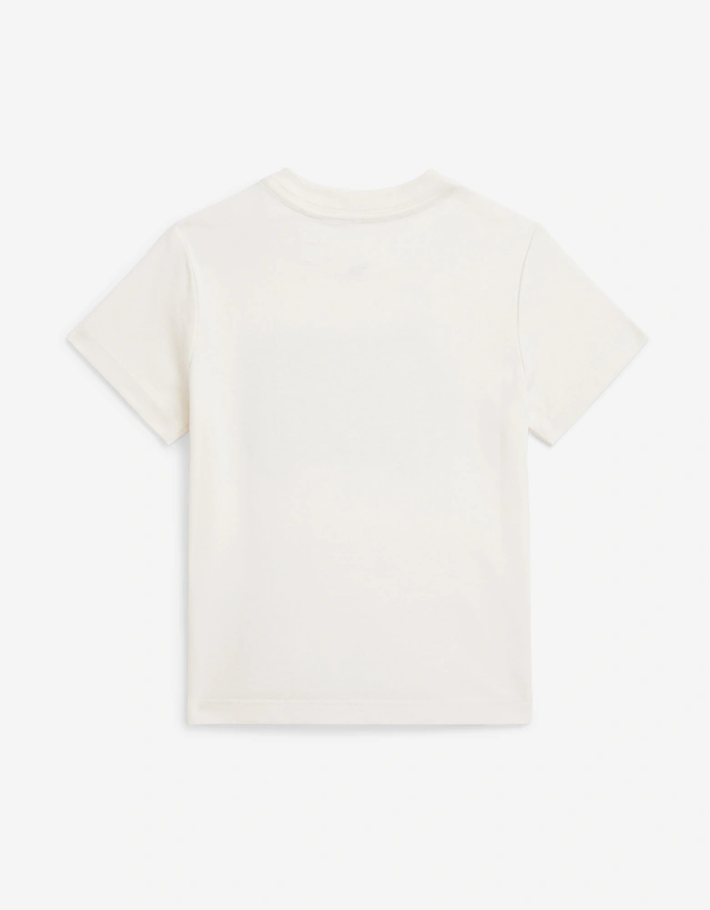 Baby Boys Bear Coffee Truck T-Shirt in White