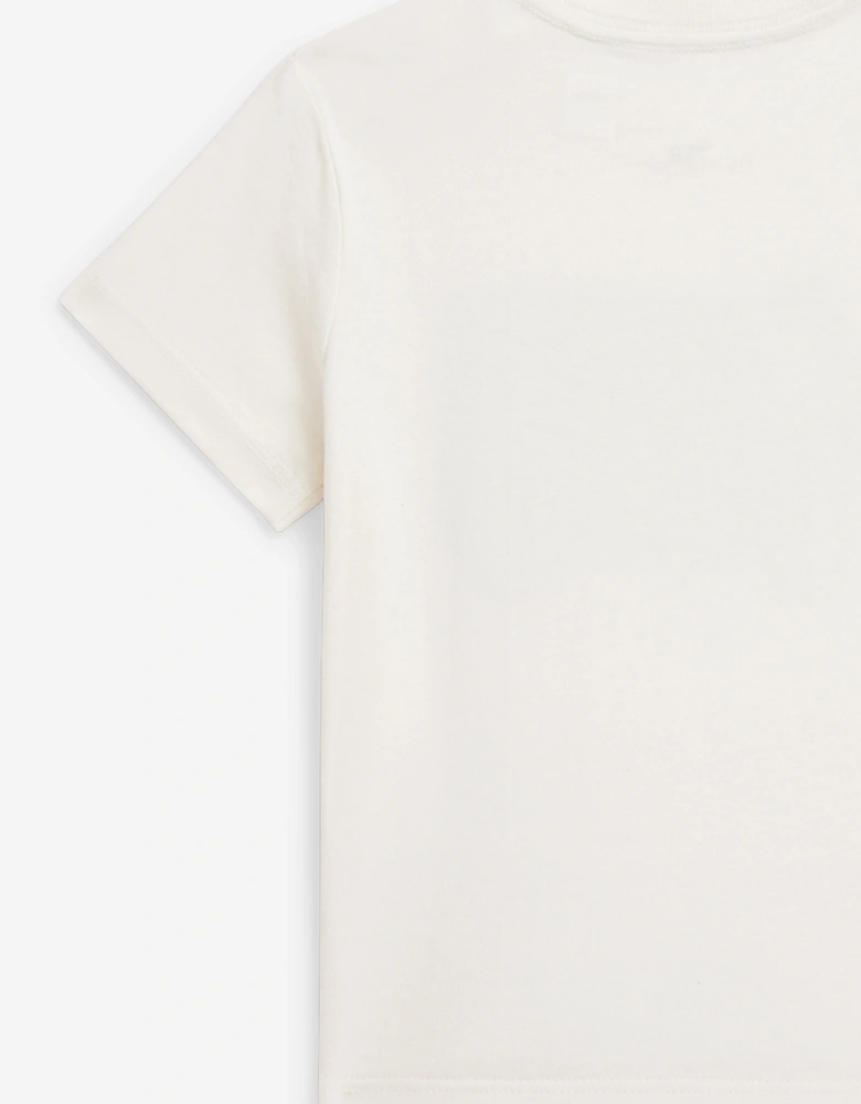 Baby Boys Bear Coffee Truck T-Shirt in White