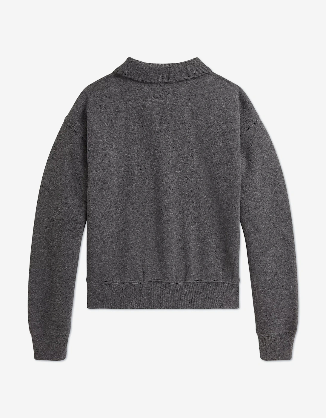 Girls Polo Sweatshirt in Grey