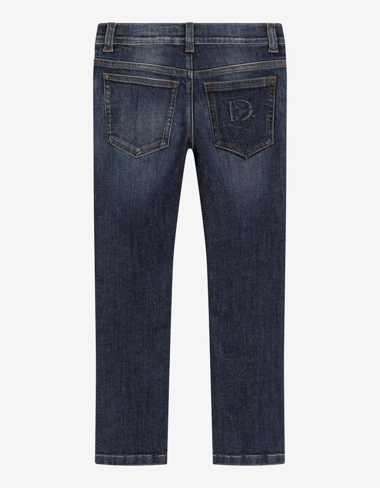 Boys Slim Fit Jeans in Blue