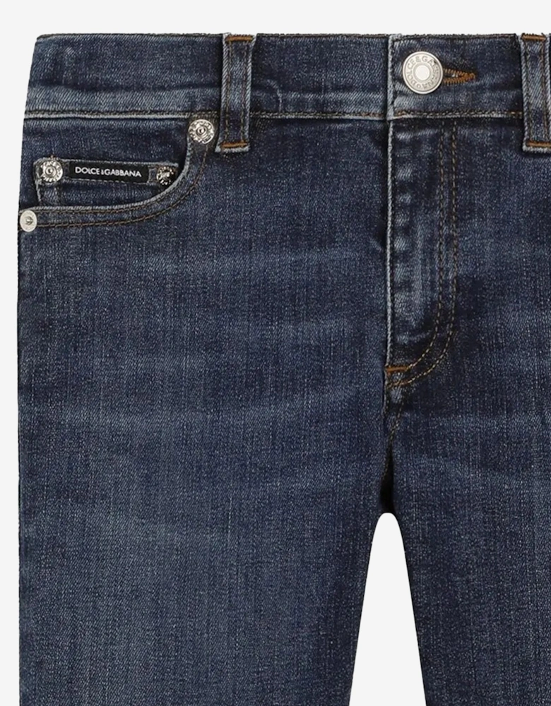 Boys Slim Fit Jeans in Blue