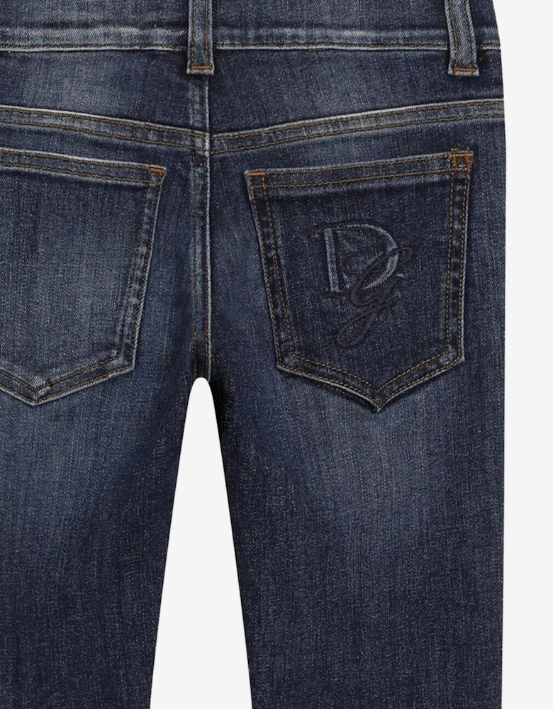 Boys Slim Fit Jeans in Blue