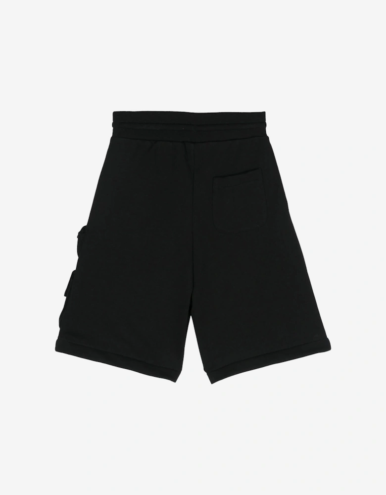 Boys FF Cargo Shorts in Black