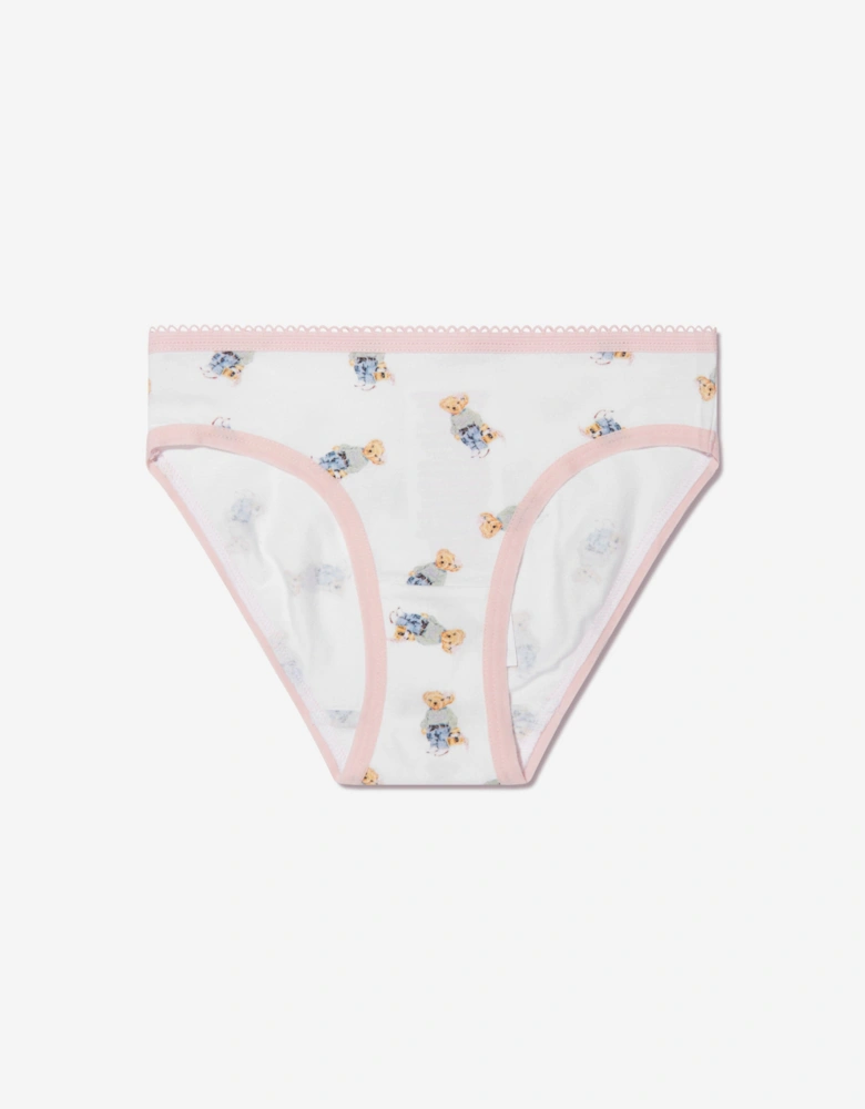 Girls 5 Pack Bikini Brief Set in Multicolour