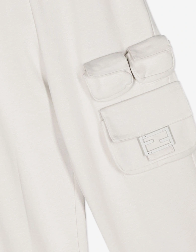 Boys Caro Joggers in Ivory