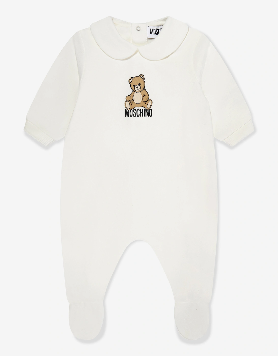 Baby Teddy Bear Babygrow Set in Ivory