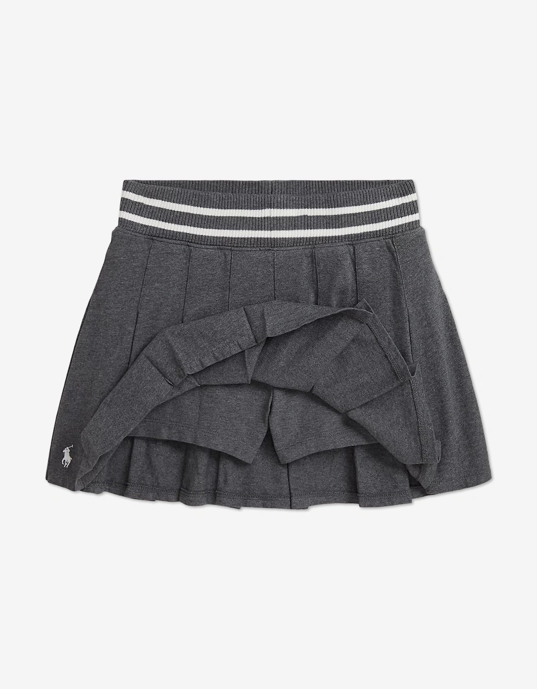 Girls Pleated Skort in Grey