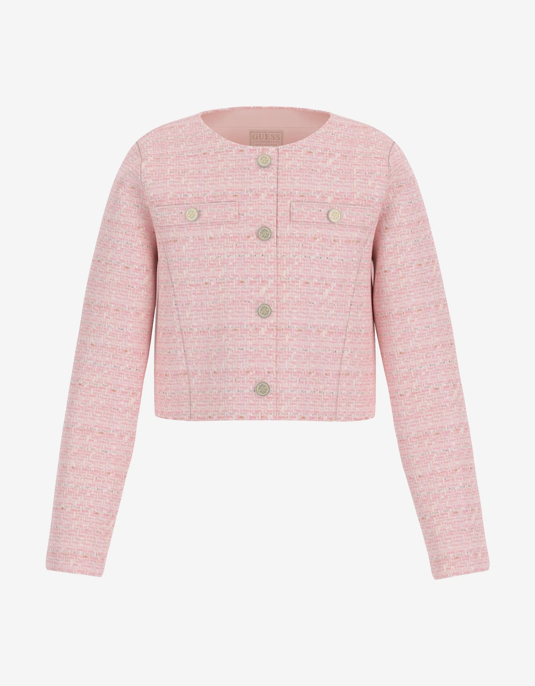 Girls Tweed Jacket in Pink, 5 of 4