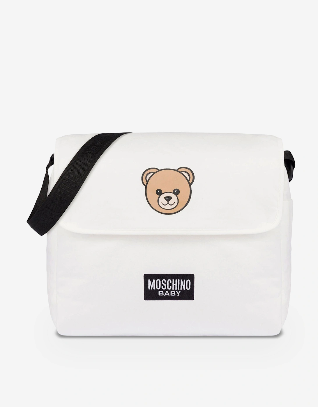 Baby Bear Logo Changing Bag in Ivory (39cm)