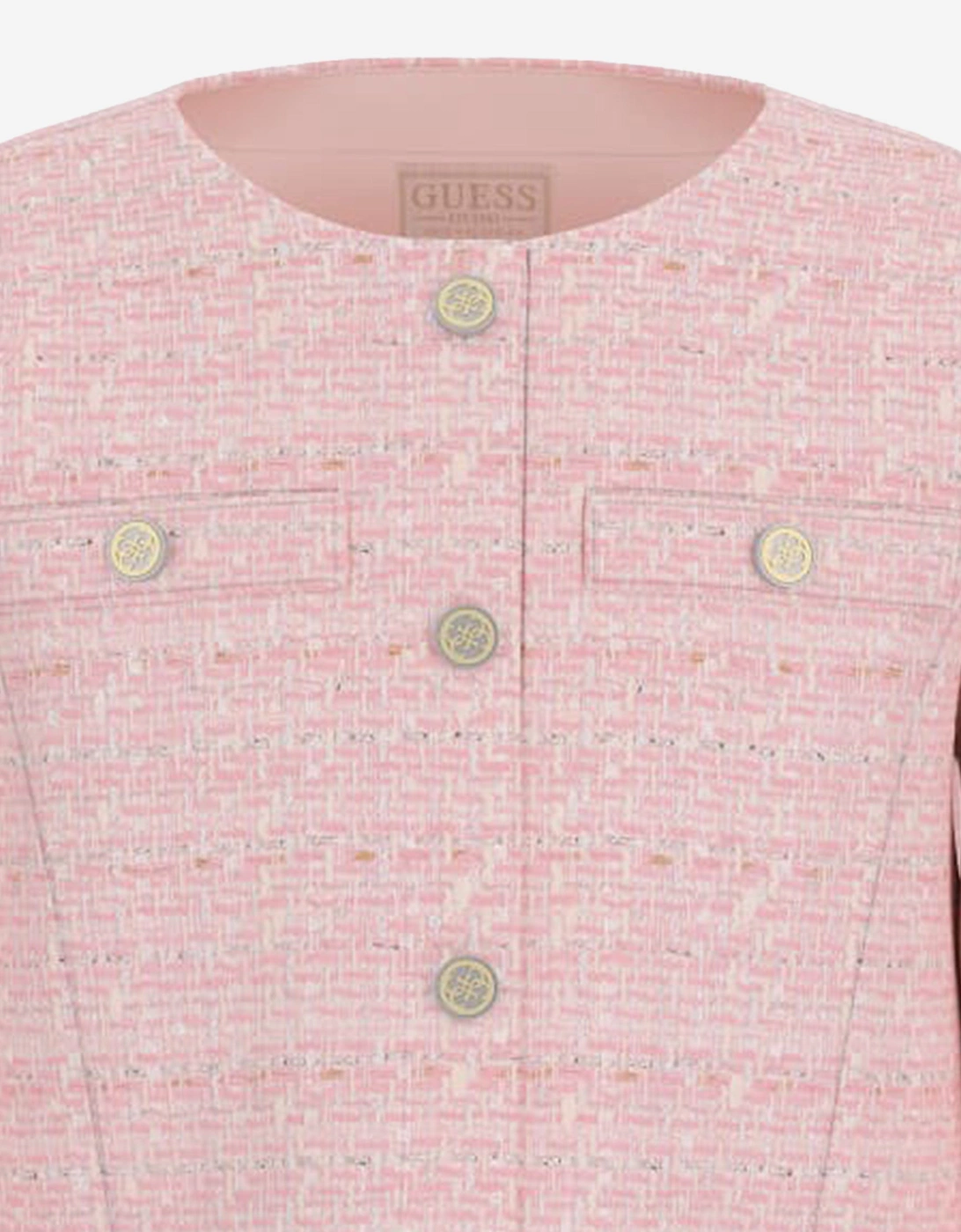 Girls Tweed Jacket in Pink