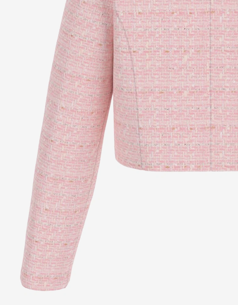 Girls Tweed Jacket in Pink