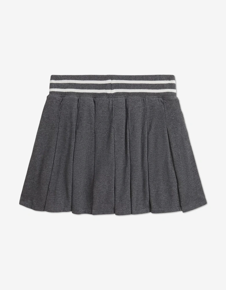 Girls Pleated Skort in Grey