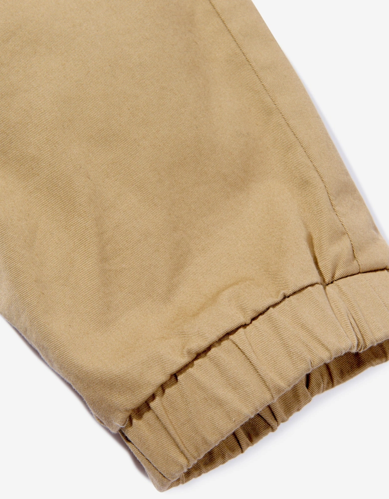 Enfant Boys Cotton Trousers in Beige