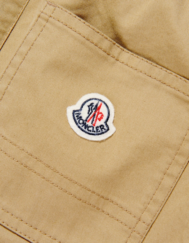 Enfant Boys Cotton Trousers in Beige