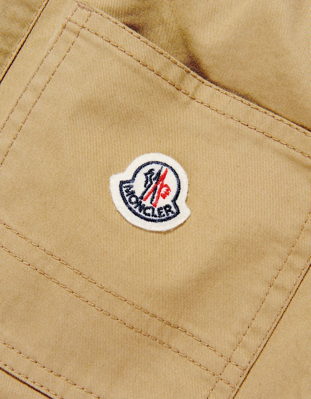 Enfant Boys Cotton Trousers in Beige